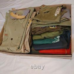 Vtg HUGE LOT 60s 70s etc. Boy Scouts of America BSA Uniform Shirt pant Mens