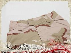 WARARMOR ALLWIN US Tri-Desert Camo Combat Shirt Pants Elbow Knee