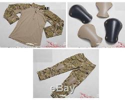 WARARMOR PATA Level L9 Multicam Camo Combat Shirt Pant Knee