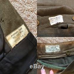 WW2 Nurse WAC ETO Uniform Grouping Womens Ike Skirt Pants Shirt