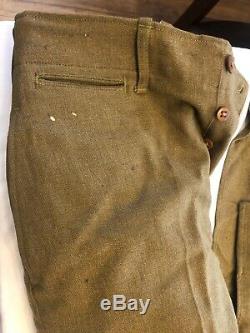 WW2 US Army Military Uniform Wool Set Pants Skirt Jacket Shirt Tie Hats size S