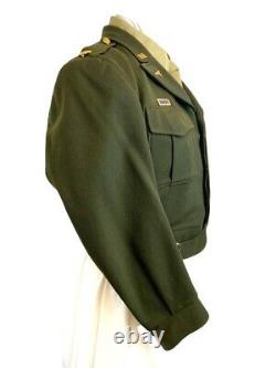 WW2 US USAAF 9th Air Forces Majors Pilot British Made Ike Jacket Shirt Tie Pants
