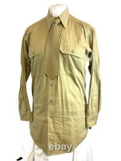 WW2 US USAAF 9th Air Forces Majors Pilot British Made Ike Jacket Shirt Tie Pants