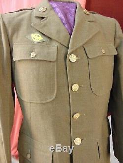 WW2 USAAF UNIFORM LOT Jacket Shirts Pants Hats Ties SERGEANT 1st CLS JOHN KERWIN