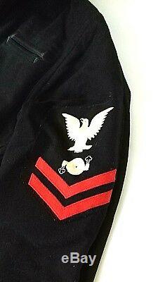 WW2 USN Navy Naval Clothing Factory Wool Uniform Pants wool sweat shirt duck cap