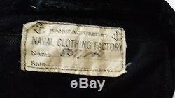 WW2 USN Navy Naval Clothing Factory Wool Uniform Pants wool sweat shirt duck cap