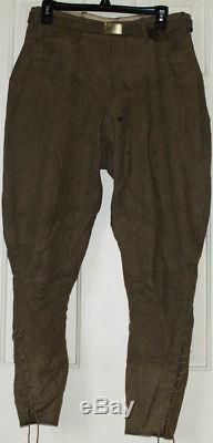 WWI Named 12 Piece US Army Uniform WithOvercoat Tunic Shirt Pants Hat Leggings WW1