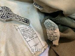 WWII 8th Army Anti Aircraft Uniform-Named-Duffel-Jacket-Pants-Shirts-Ties-Belt