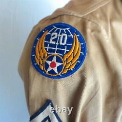 WWII Army Air Force Uniform Shirt Jacket Hat & Pants With Patches Nice