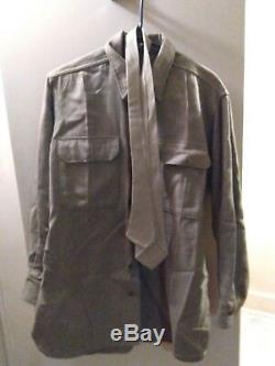 WWII Complete Uniform Ike Jacket Pants Shirt Tie Cap