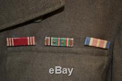 WWII US ARMY AIR 15th FORCE WW2 IKE JACKET SHIRT AND PANTS UNIFORM 1944