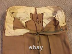 WWII US Army 10th Mountain Division HEADQUARTERS ETO Tan SHIRT PANTS Uniform