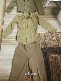 WWII Uniform Ike Jacket, Pants, shirt- WW2 World War II