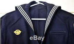 WWII WW2 US Navy SeaBees Petty Officer 1st Class Uniform Shirt Pants Neckerchief