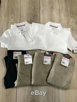 Wholesale Lot 135 School Uniform Clothing Pants Shirts Boys Girls Navy White