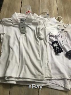 Wholesale Lot 140 School Uniform Pants Shirts Boys Girls Navy/white/khaki