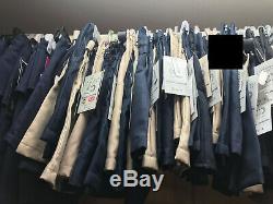 Wholesale Lot 150 School Uniform Pants Shirts Skirts Boys Girls Navy/white/khaki