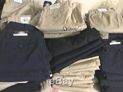 Wholesale Lot 230 School Uniform Pants Shirts Boys Girls Navy/white/khaki