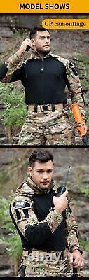 Work Military Uniform Tactical Combat Camouflage Shirts Cargo Pants Army Suit