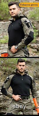 Work Military Uniform Tactical Combat Camouflage Shirts Cargo Pants Army Suit