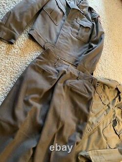 World War 1 Wool Army Jacket, Pants, & Shirt