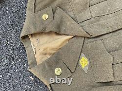 World War 2 Military Uniforms Lot Hats Ties Pants Shirts Jackets read