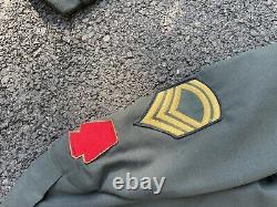 World War 2 Military Uniforms Lot Hats Ties Pants Shirts Jackets read