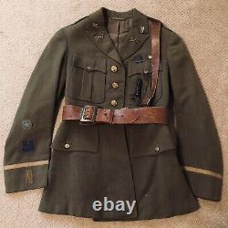 World War 2 US ROTC Army Jacket Pants Shirt Whistle