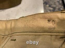 Ww11 Us Army Shirt With Pants Dated 1940 Has All The Info On Size And Has Wind F