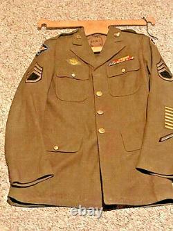 Ww2 7th Army Aircorp Jacket, Pants Shirt, Ike Jacket, Signal Flag Kit & Personal