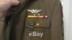 Ww2 Us Aircorp Officer Uniform- C B I- Detail, Complete Jacket-pants- Shirt-belt