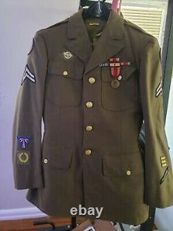 Ww2 ike jacket. Air corporal jacket, with shirt and pants