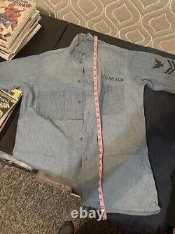 Ww2 us navy denim, US Navy Denim Shirt, vintage Denim Pants, 1940s