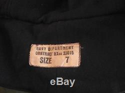 Wwii U. S. Navy Cold Weather Pants Hooded Pullover Shirt And Cap All Excellent
