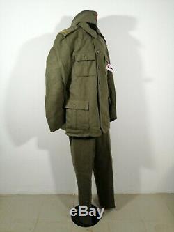 Yugoslav Peoples Army Complete Woolen Grey Uniform JNA M55 Cap Blouse Shirt Pant